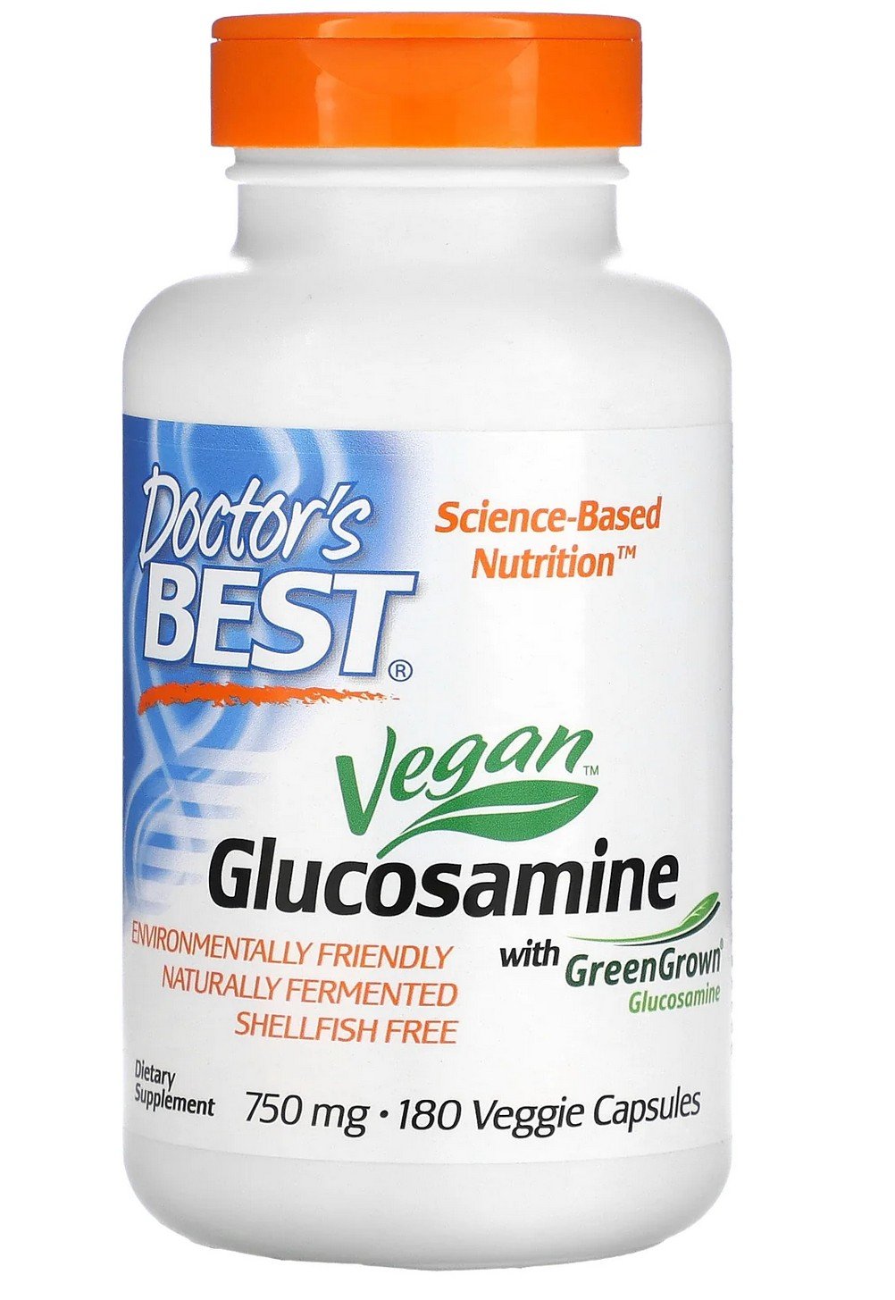 Doctors Best Vegan Glucosamine Sulfate with GreenGrown 750mg 120 VegCap