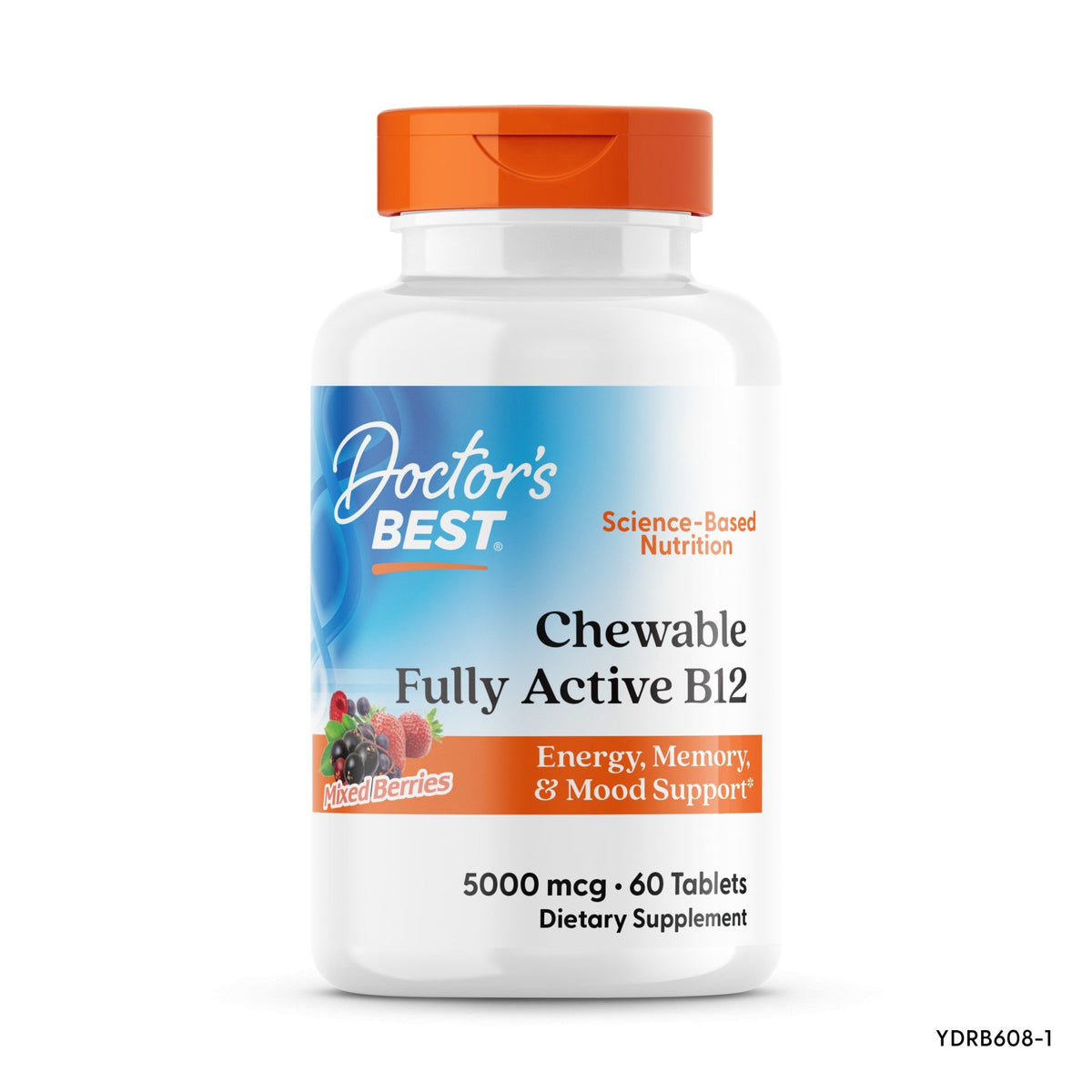 Doctors Best Fully Active B12 5000mg 60 Chewable