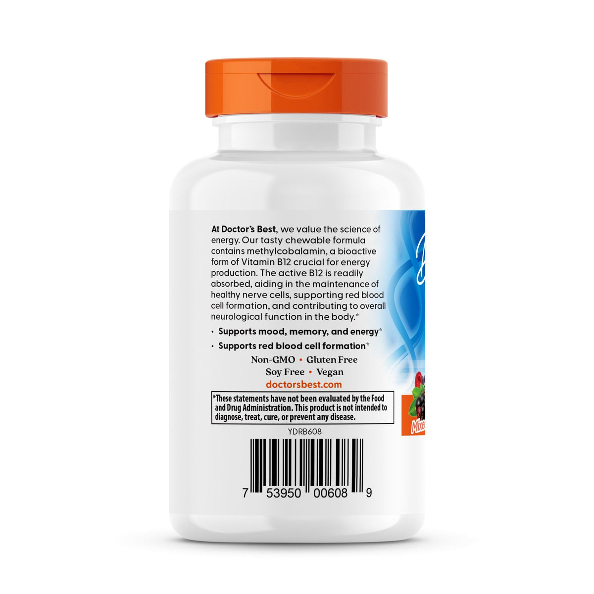 Doctors Best Fully Active B12 5000mg 60 Chewable