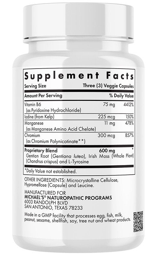 Michael's Naturopathic Thyroid Factors 120 VegCap