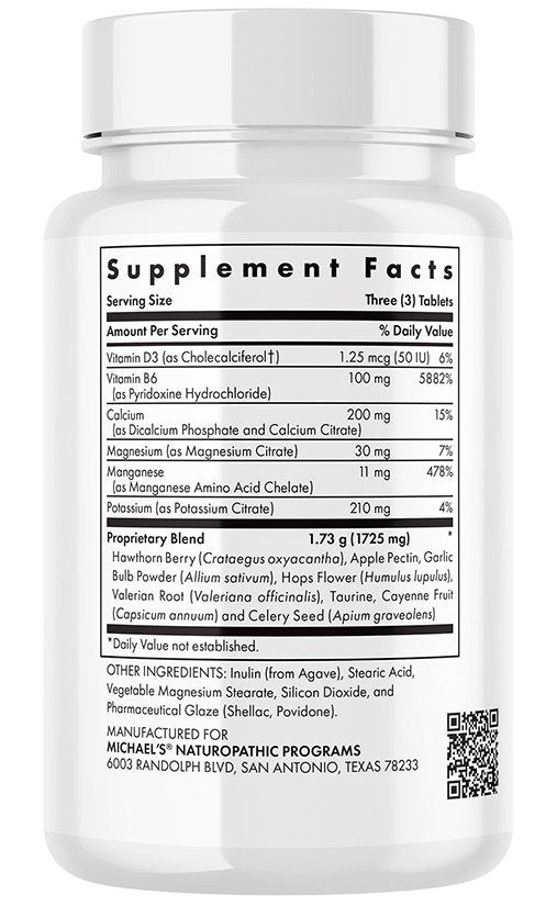 Michael's Naturopathic Blood Pressure Factors 180 Tablet