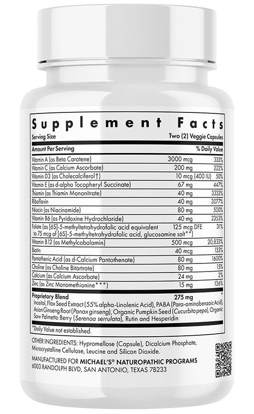 Michael's Naturopathic Teen Boys 60 Capsule