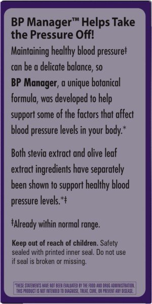 Nature&#39;s Way BP Manager 90 Tablet