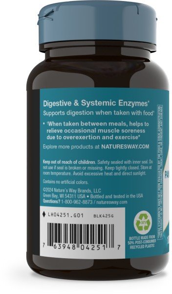 Nature&#39;s Way Mega-Zyme 10X Original Formula 100 Tablet