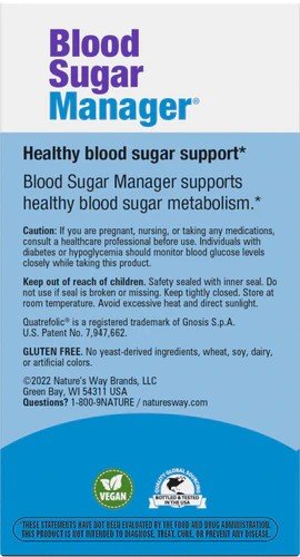 Nature&#39;s Way Blood Sugar Manager 60 Tablet