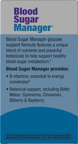 Nature&#39;s Way Blood Sugar Manager 60 Tablet