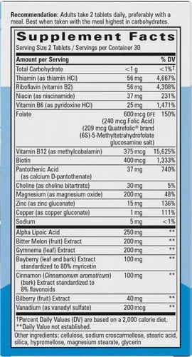 Nature&#39;s Way Blood Sugar Manager 60 Tablet