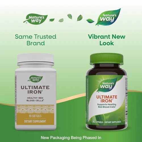 Nature&#39;s Way Ultimate Iron 90 Softgel