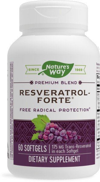 Nature's Way Resveratrol Forte 60 Softgel