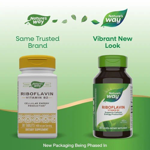 Nature&#39;s Way Riboflavin 30 Tablet