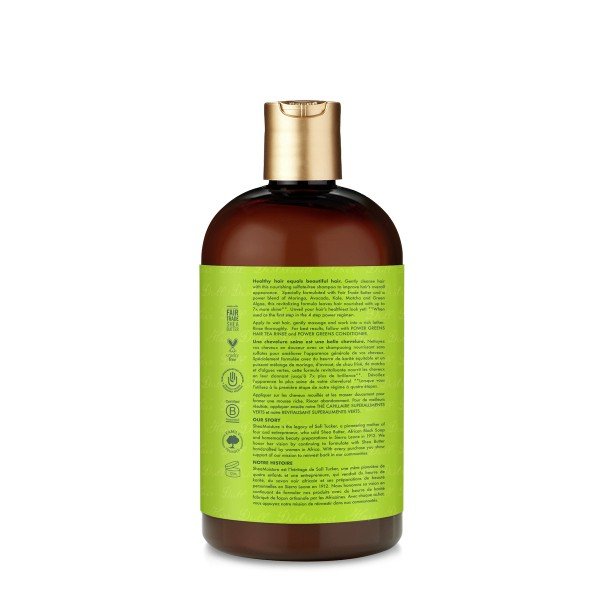 Shea Moisture Power Greens Shampoo Moringa &amp; Avocado 13 oz Liquid