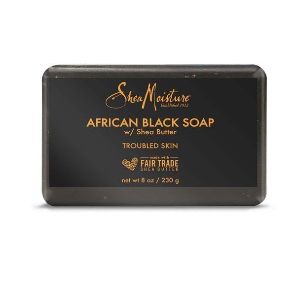 Shea Moisture African Black Bar Soap w/ Shea Butter 8 oz Bar Soap