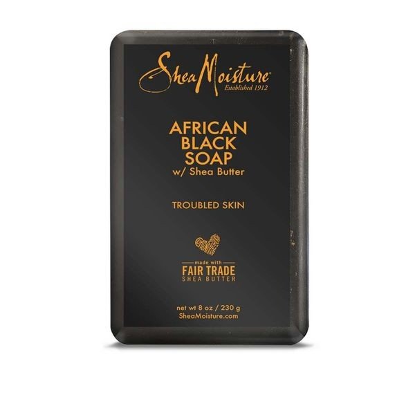 Shea Moisture African Black Bar Soap w/ Shea Butter 8 oz Bar Soap