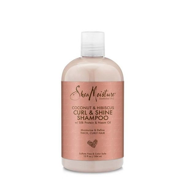 Shea Moisture Curl & Shine Shampoo Coconut Hibiscus 13 oz Liquid