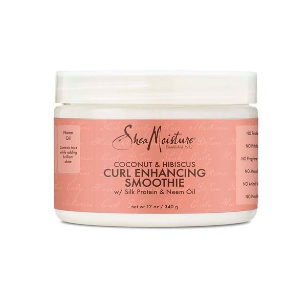 Shea Moisture Curl Enhancing Smoothie Styling Aid Coconut Hibiscus 12 oz Liquid