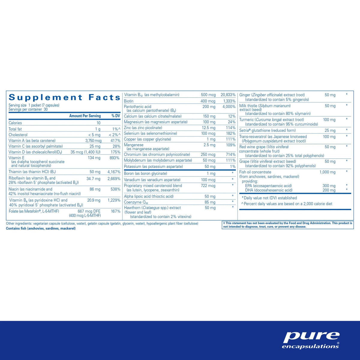 Pure Encapsulations UltraPure Pack 30 Packet