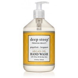 Deep Steep Argan Oil Hand Wash Grapefruit Bergamot 17.6 oz Liquid