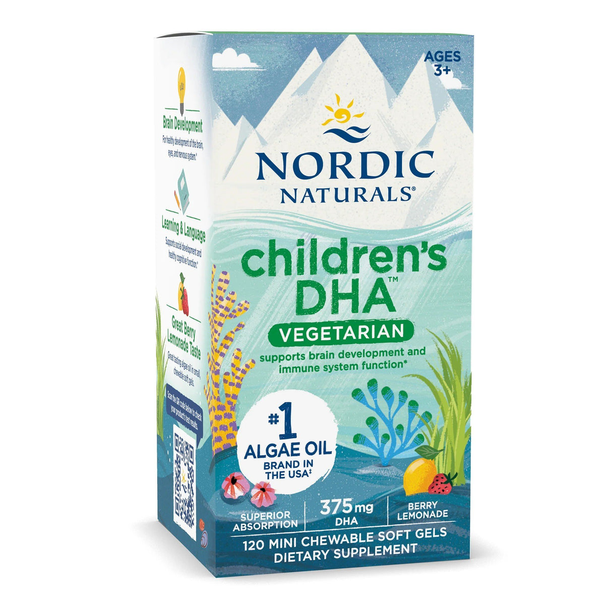 Nordic Naturals Children's DHA Vegetarian 120 Chewable