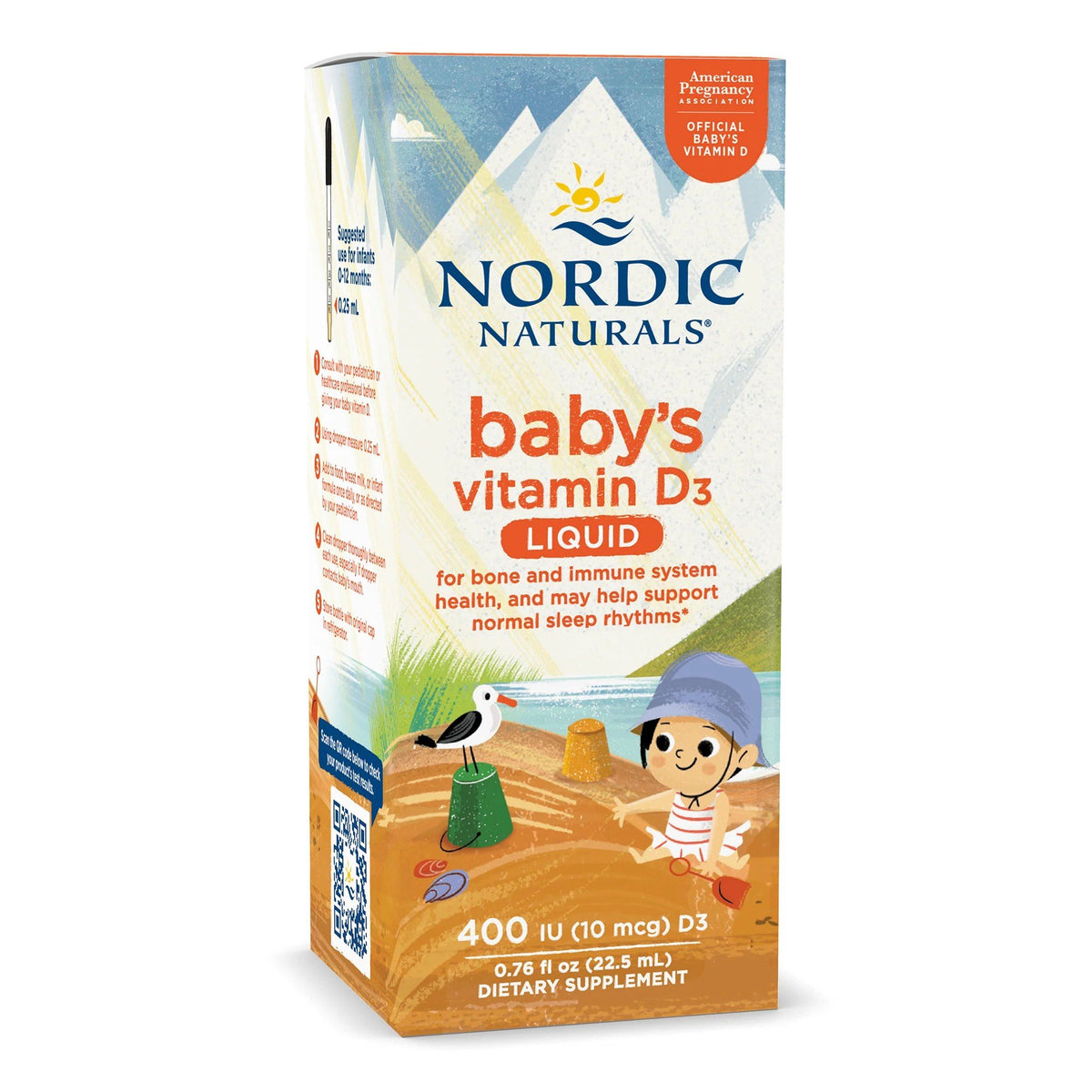 Nordic Naturals Baby's Vitamin D3 Liquid 0.76 oz Liquid