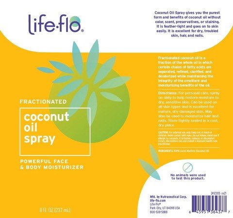 LifeFlo Coconut Oil 8 oz Spray