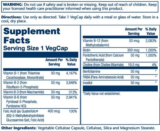 Solaray Methyl-B-Complex 50 60 VegCap