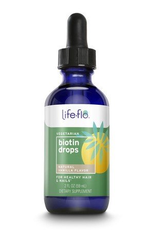 LifeFlo Biotin Drops Vanilla 2 oz Liquid