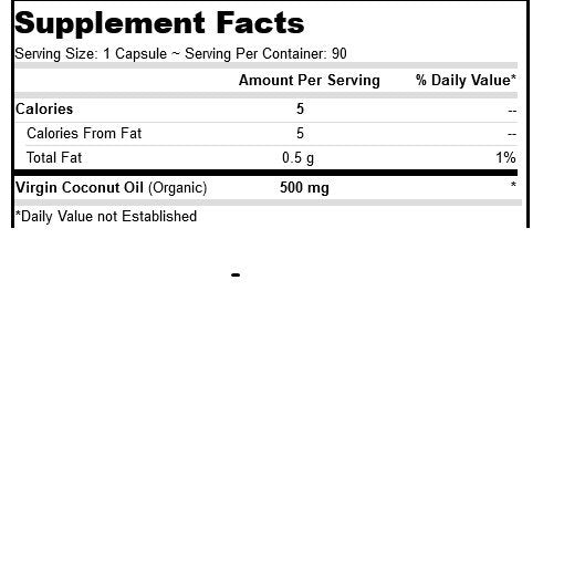 Deva Vegan Vegan Virgin Coconut Oil 90 VegCap