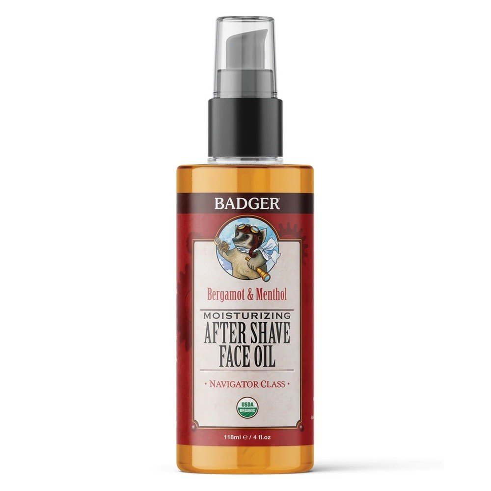 Badger After Shave Face Oil 4 oz Bottle