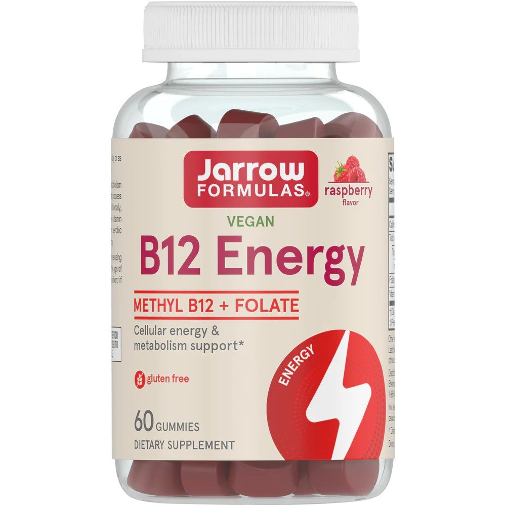 Jarrow Formulas B12 Energy Methyl B12 + Folate 60 Gummy