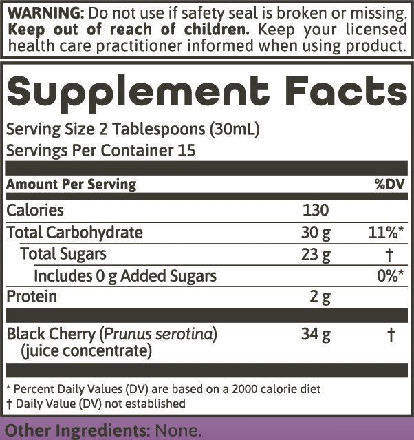 Dynamic Health Black Cherry Concentrate 16 oz Liquid