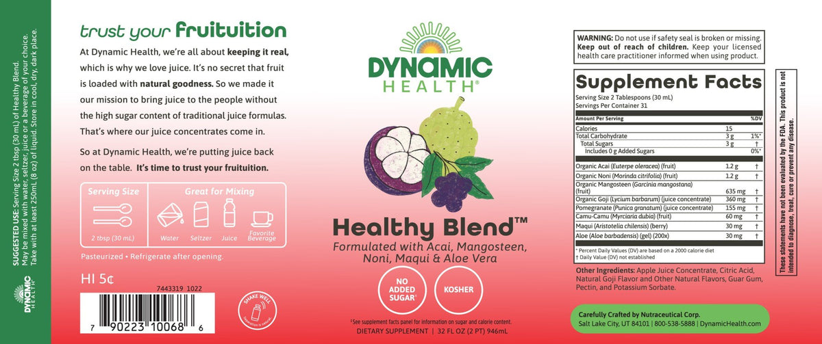 Dynamic Health Healthy Blend 32 oz Liquid