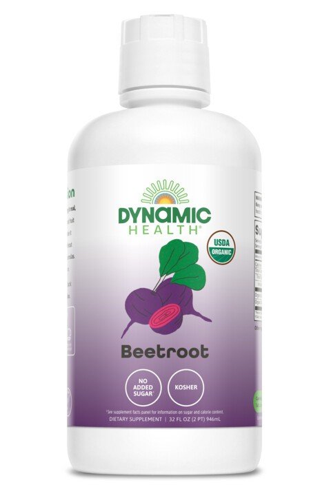 Dynamic Health Certified Organic BeetRoot Juice 32 oz Liquid