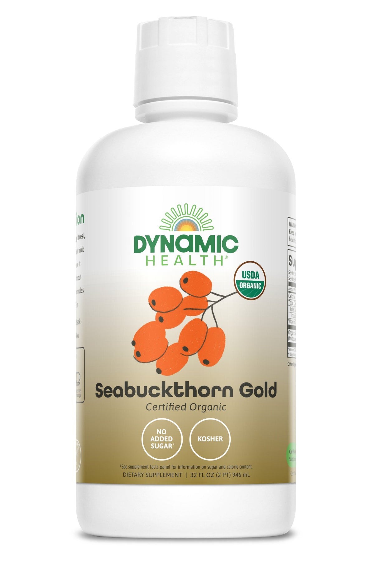 Dynamic Health Seabuckthorn Gold Certified Organic 32 oz Liquid