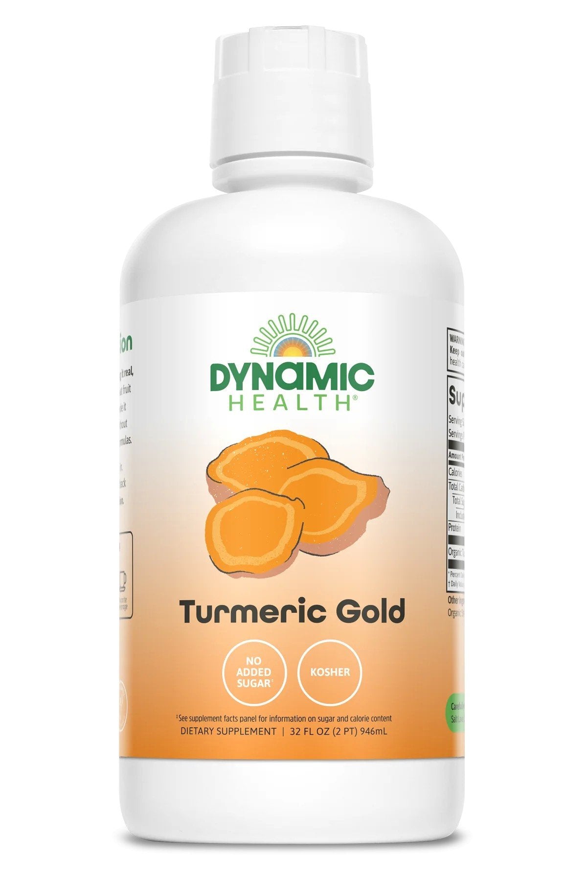 Dynamic Health Turmeric Gold Natural 32 oz Liquid