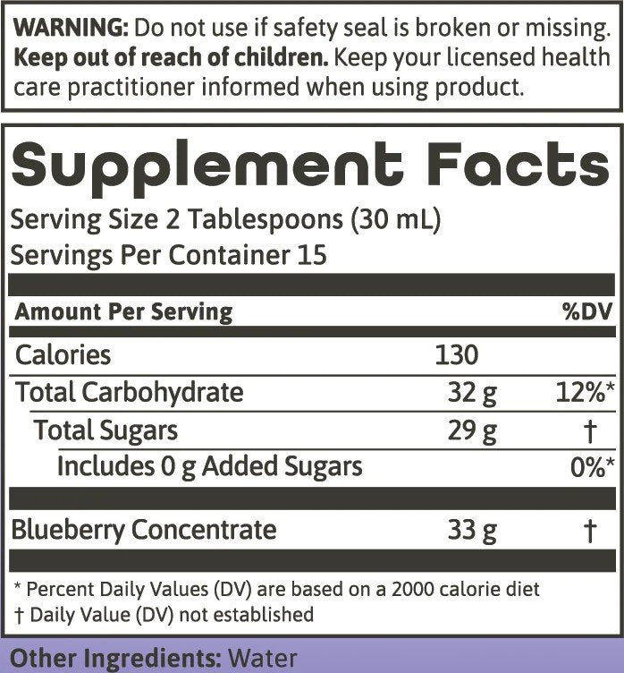 Dynamic Health Dynamic Health-Blueberry Concentrate 16 oz Liquid