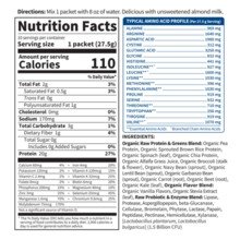 Garden of Life Raw Protein & Greens Vanilla 10 packets Box