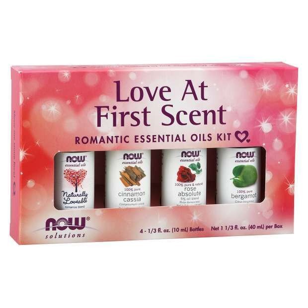 Now Foods Love At First Scent Essential Oils Kit 4 pieces Kit