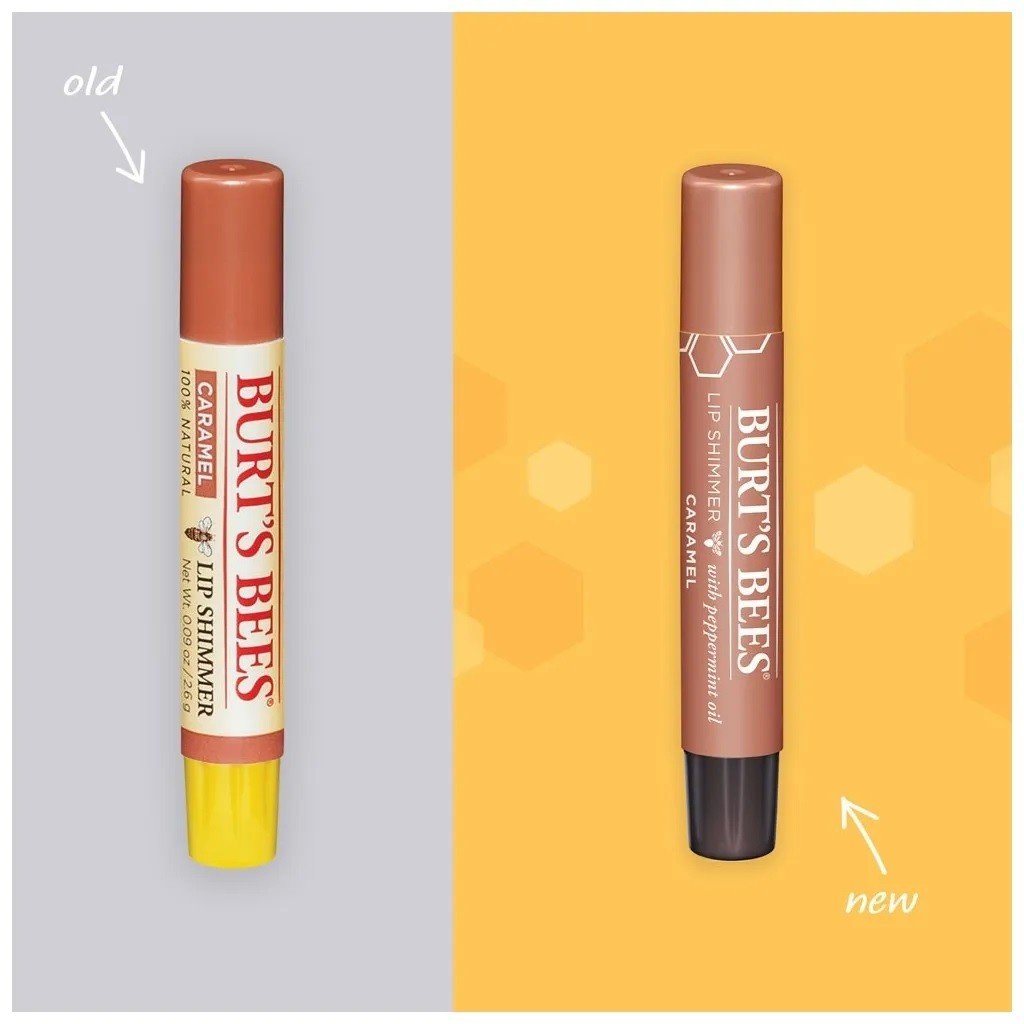 Burt&#39;s Bees Lip Shimmer Caramel 0.09 oz Stick