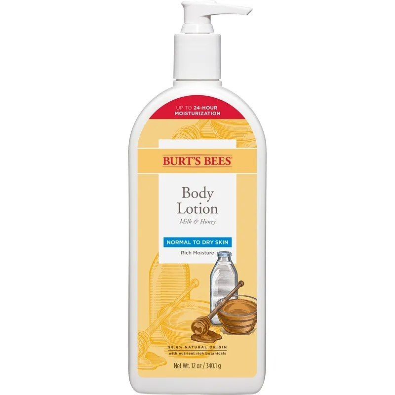 Burt's Bees Milk & Honey Body Lotion 12 oz Lotion