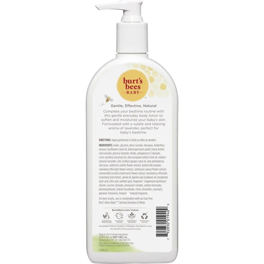 Burt&#39;s Bees Baby Bee Nourishing Lotion-Calming 12 oz Lotion