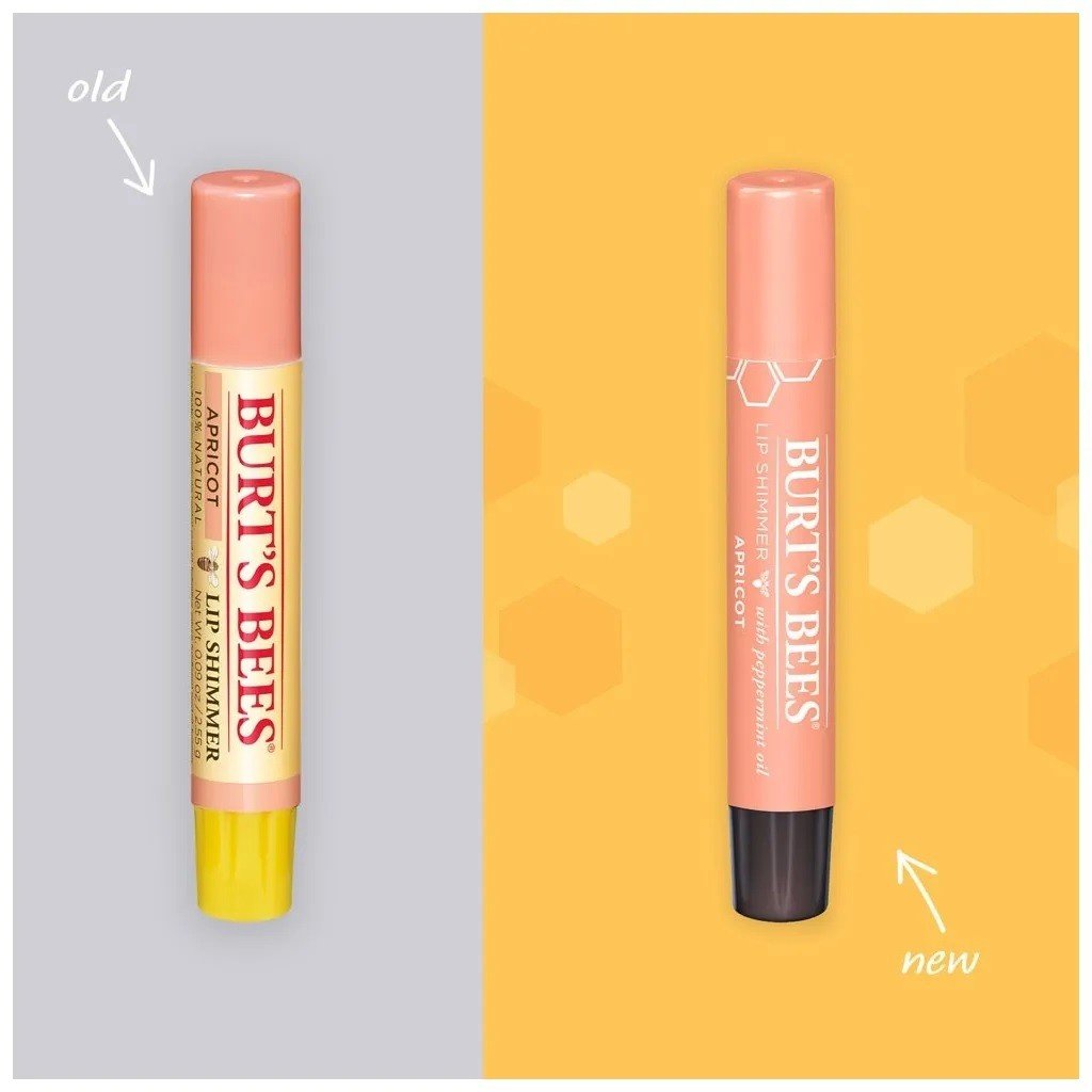 Burt&#39;s Bees Lip Shimmer Apricot 0.09 oz Stick