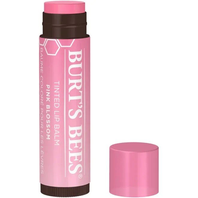 Burt's Bees Tinted lip Balm Pink Blossom 0.15 oz Lip Balm