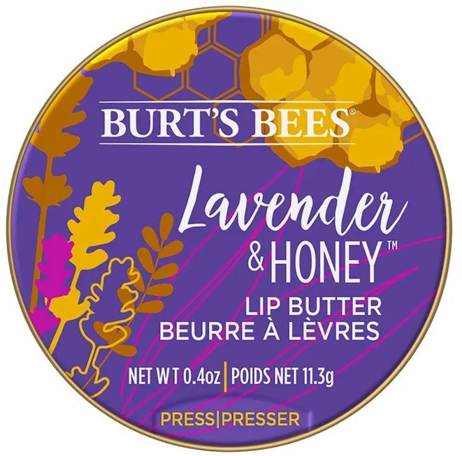 Burt's Bees Lavender & Honey Lip Butter 0.4 oz. Tin