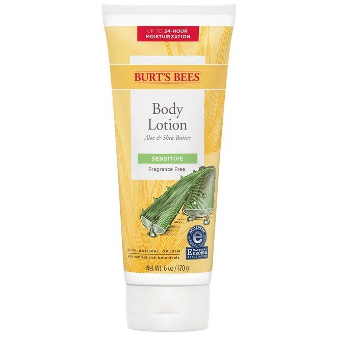 Burt's Bees Sensitive Aloe & Shea Butter Body Lotion 6 oz. Lotion