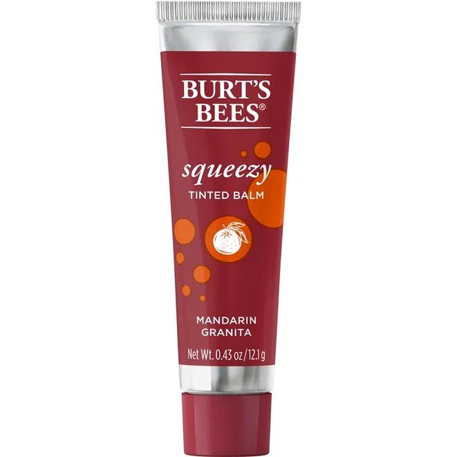 Burt's Bees Mandarian Granita Peggable Squeezy Tinted Lip Balm 0.43 oz. Lip Balm