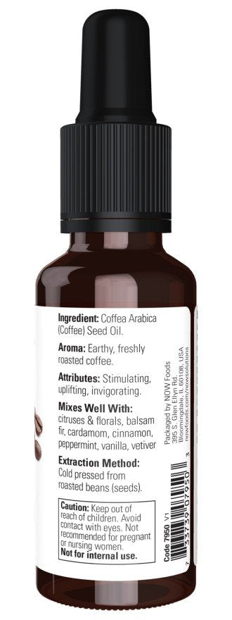 Now Foods Coffee Essential Oil 1 oz Liquid