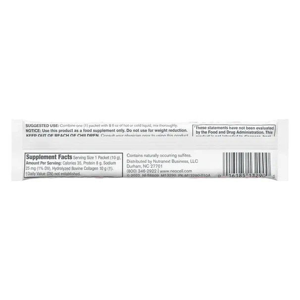 Neocell Super Collagen Peptides Stick Packs 20 Ct Box