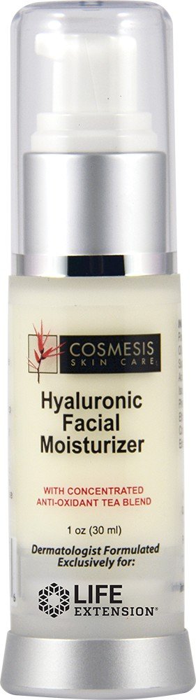 Life Extension Hyaluronic Oil-Free Facial Moisturizer 1 oz Cream