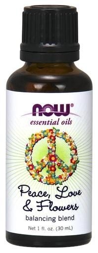 Peace, Love & Flowers | Now Foods | Aromatherapy | Essential Oils | 1 fluid ounce | 30 milliliter Liquid | VitaminLife