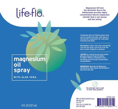 LifeFlo Magnesium Oil w/Aloe Vera Spray 8 oz Spray
